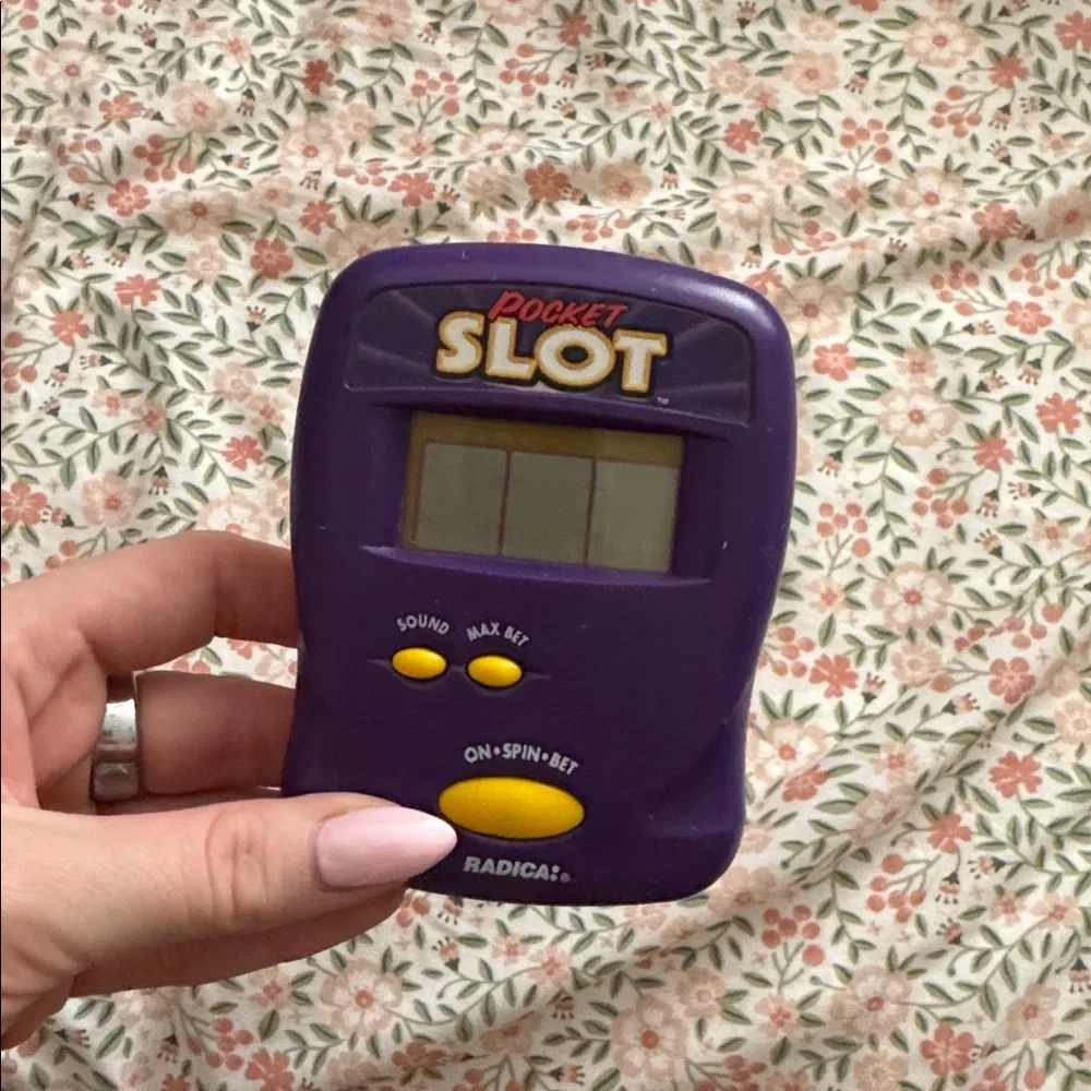 Pocket Slot Handheld Game - Purple 1997